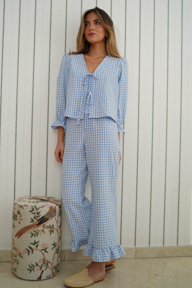 Pijama Jane Azul Largo