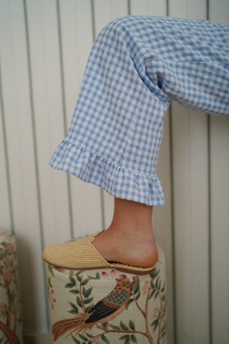 Jane Blue Long Pyjamas