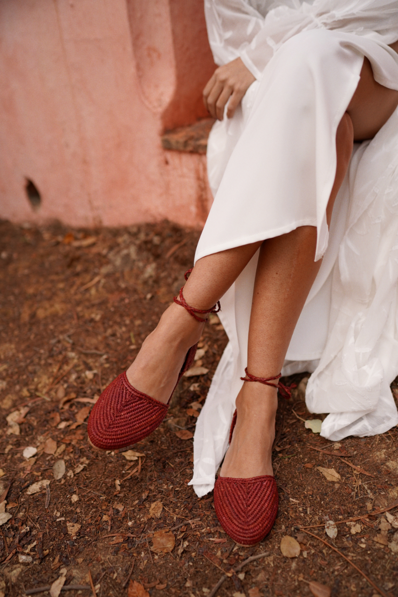 Zapatillas Atenea Burgundy