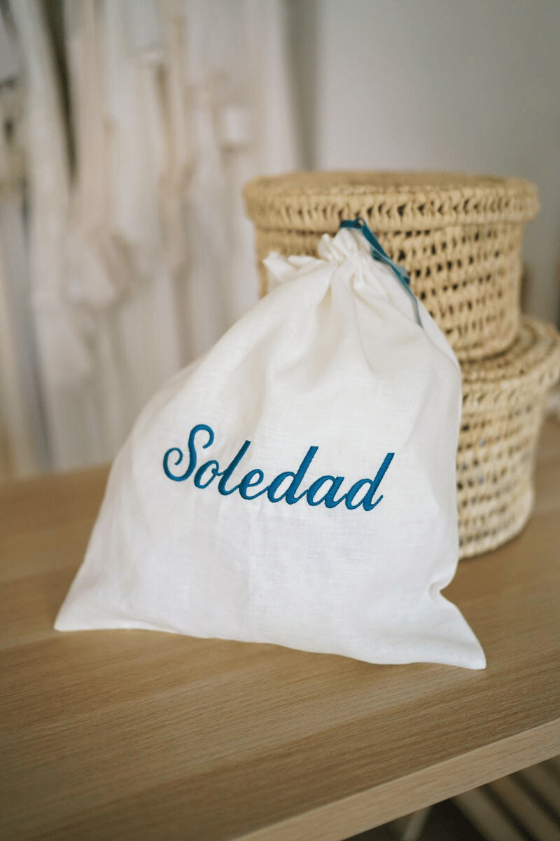 Bolsa grande bordada