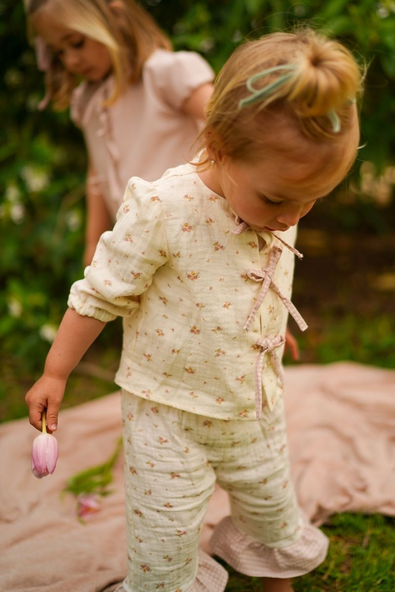 Pijama Sophie Flores Rosa