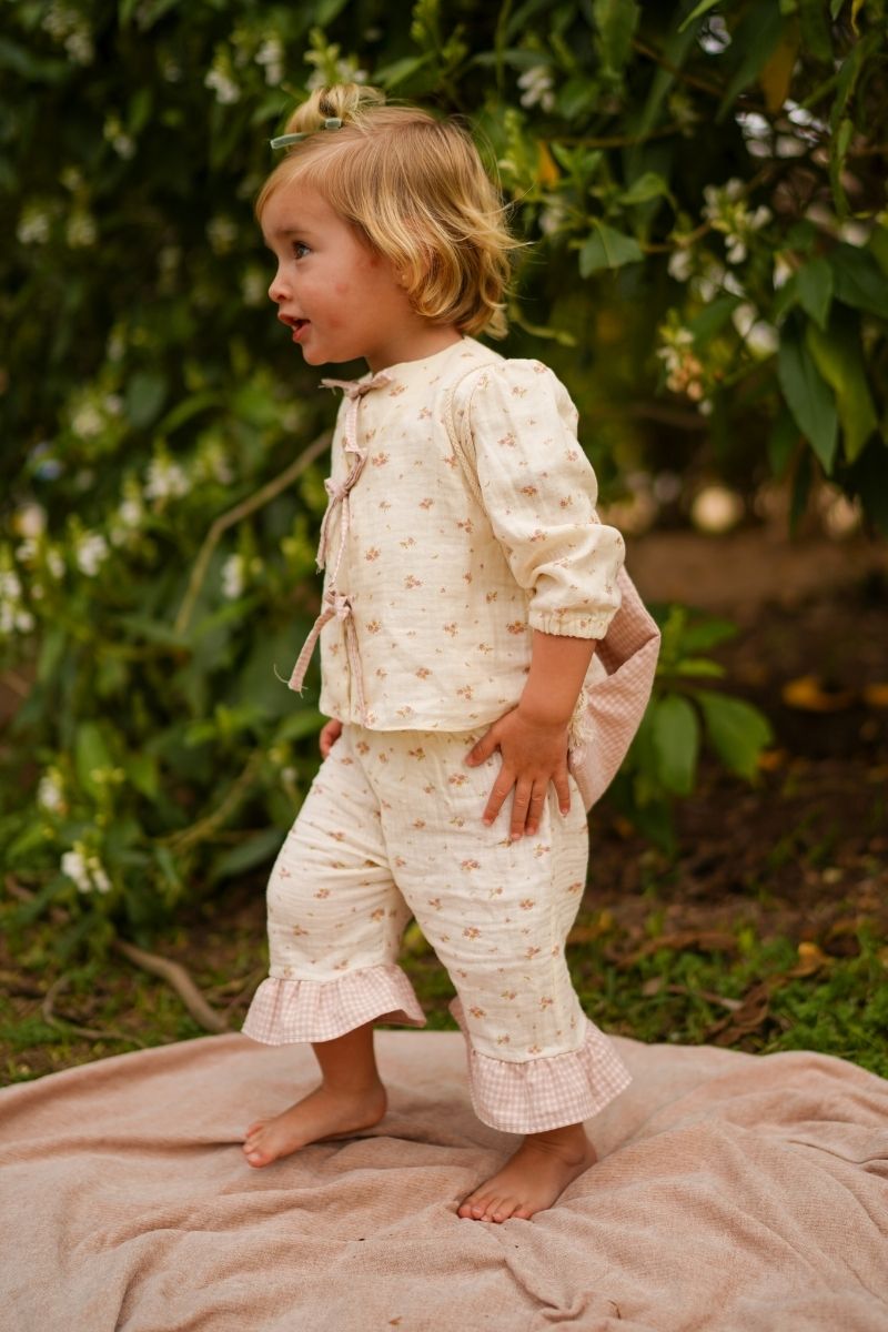 Sophie Flowers Pink Pajamas