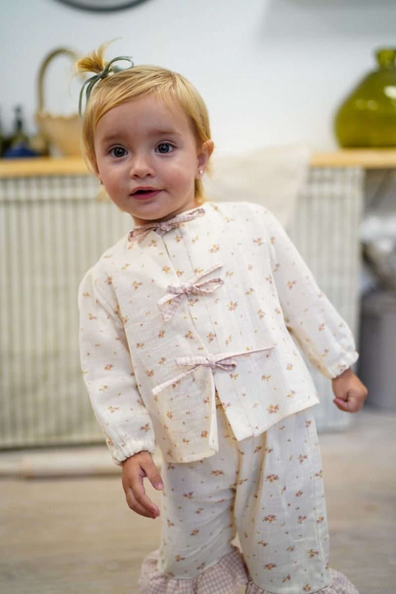 Sophie Flowers Pink Pajamas