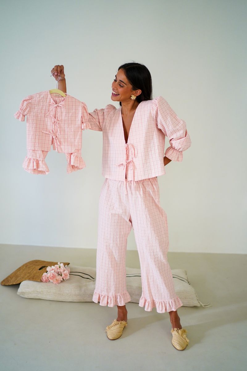 Pijama Jane Rosa Bebé Largo