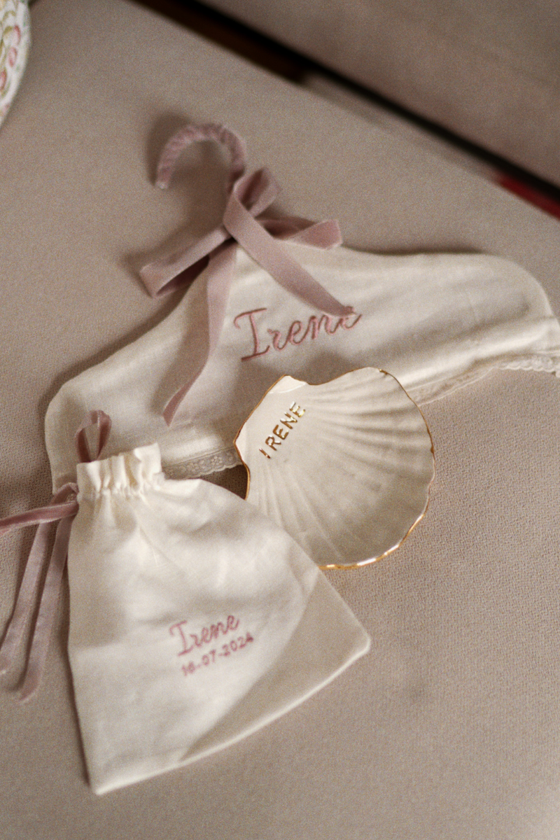 Embroidered Christening Hanger