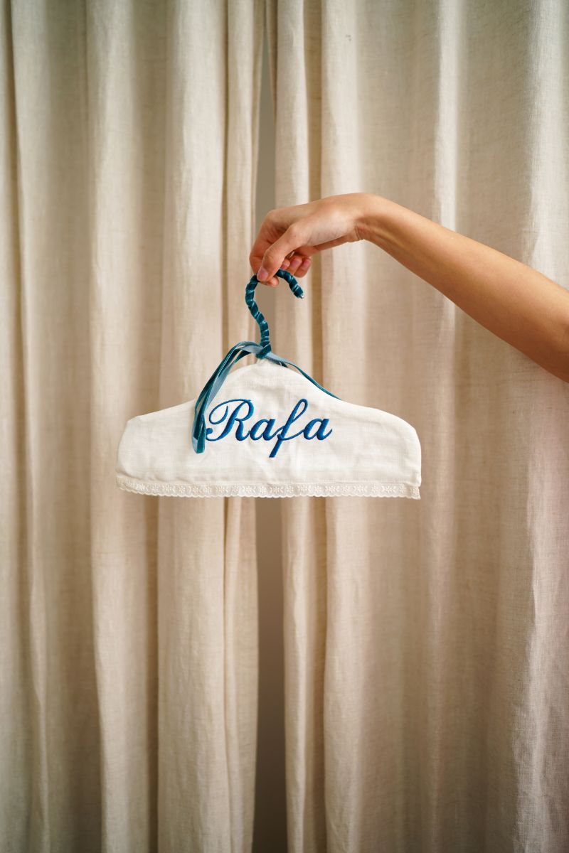 Embroidered Christening Hanger
